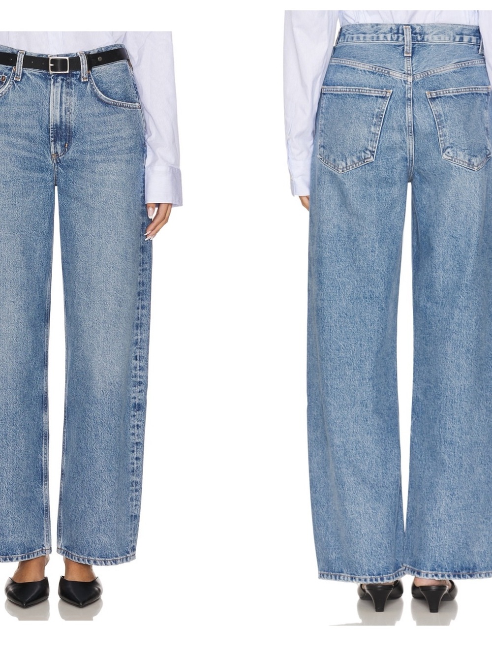 Agolde Petite LOW CURVE LOW-RISE TAPERED JEANS